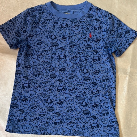 Polo by Ralph Lauren Kids Blue Graphic T-Shirt - Picture 1 of 6